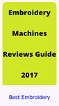 Mobile Screenshot of bestembroiderymachines.net